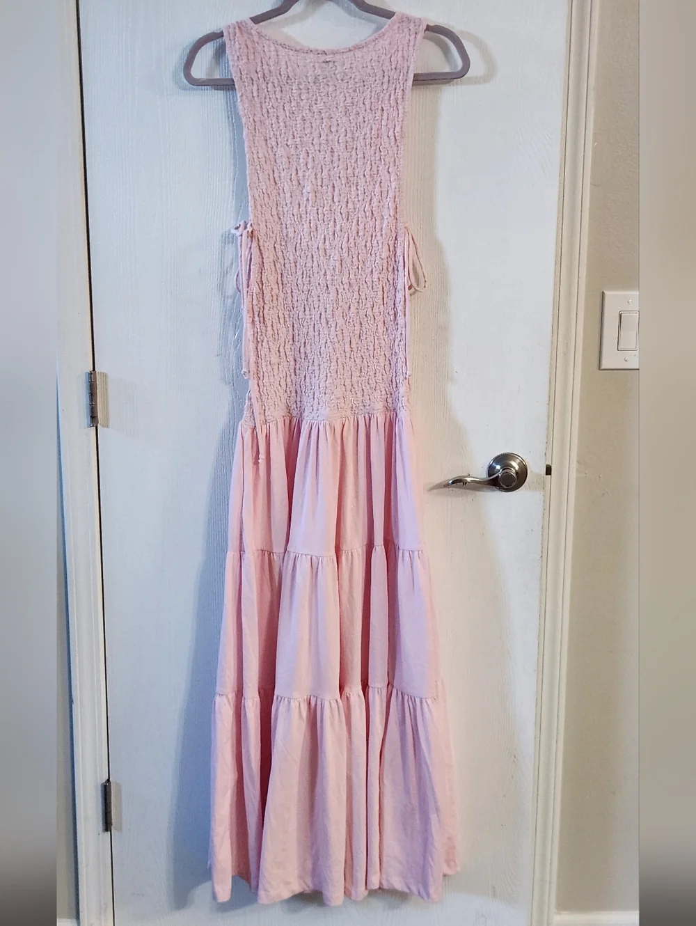 Free People Sterling Smocked Side Tie Maxi Dress‎